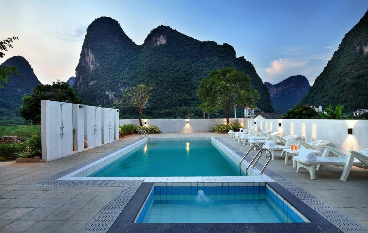 Blue Sky Hotel Yangshuo Buitenkant foto