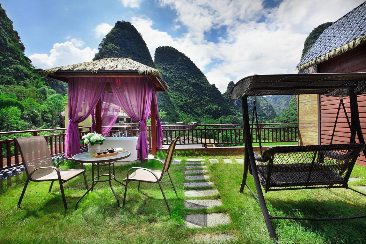 Blue Sky Hotel Yangshuo Buitenkant foto