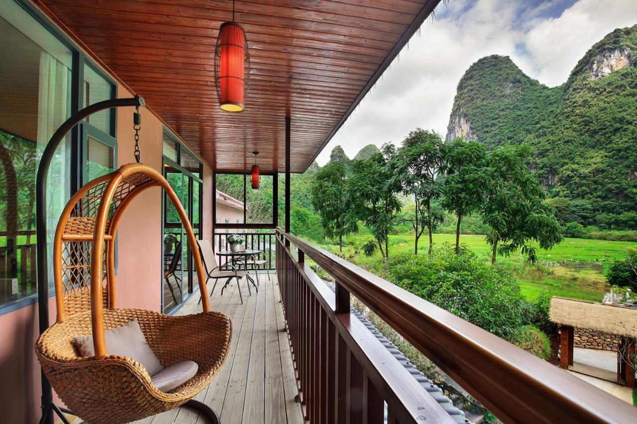 Blue Sky Hotel Yangshuo Buitenkant foto